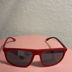 Emporio Armani Red Sunglasses